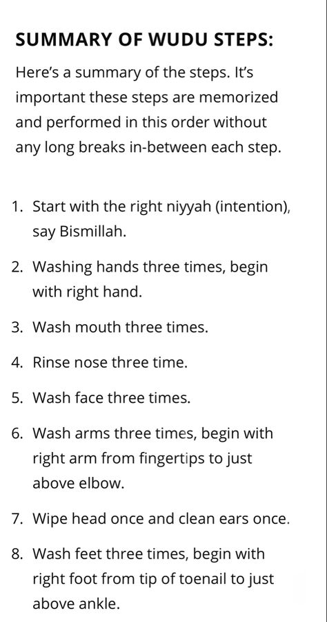 How To Perform Wudu For Women, How To Do Wudu Step By Step, How To Make Wudu Step By Step, How To Wudu, How To Do Wudu For Women, How To Do Wudu, How To Pray In Islam, Wudu Steps For Women, Islam Tips