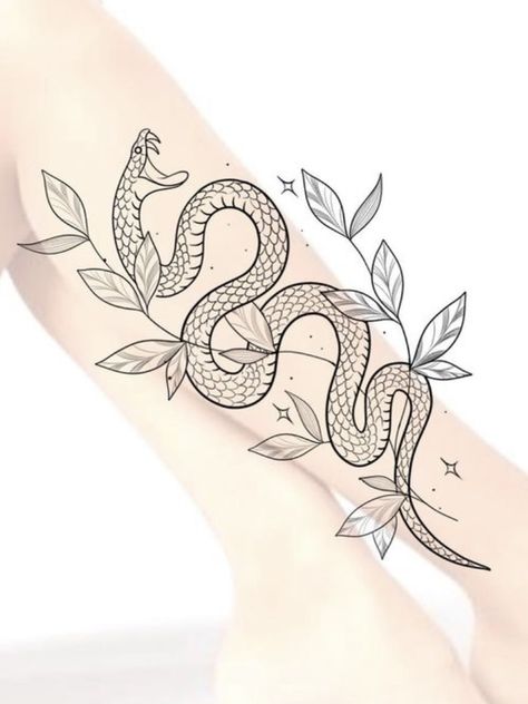 Snake With Fangs Tattoo, Open Mouth Snake Tattoo, Mouth Tattoo, Monster Crafts, Snake Tattoo, Open Mouth, Lower Leg, Tattoos Ideas, Arm Tattoo