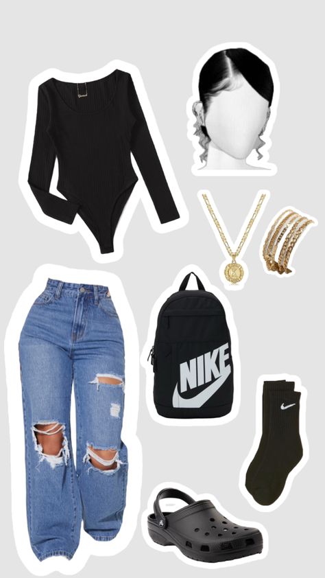 Cute Outfits Aesthetic Baddie, Cute Outfit Inspiration For School, Cut Outfits, Tiktok Baddie Outfits, Cute Sleeveless Streetwear Tops, Week Outfit Plan, Cute Clothes Ideas, Y2k Style Stretch Backless Tank Top, Y2k Sleeveless Tops For Streetwear