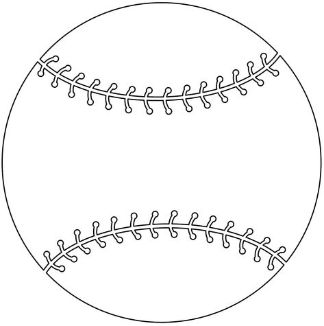 Baseball Template Free Printable, Baseball Printables Free, Baseball Coloring Pages Free Printable, Baseball Stencil, Baseball Outline, Baseball Template, Baseball Printables, Baseball Coloring Pages, Printable Baseball