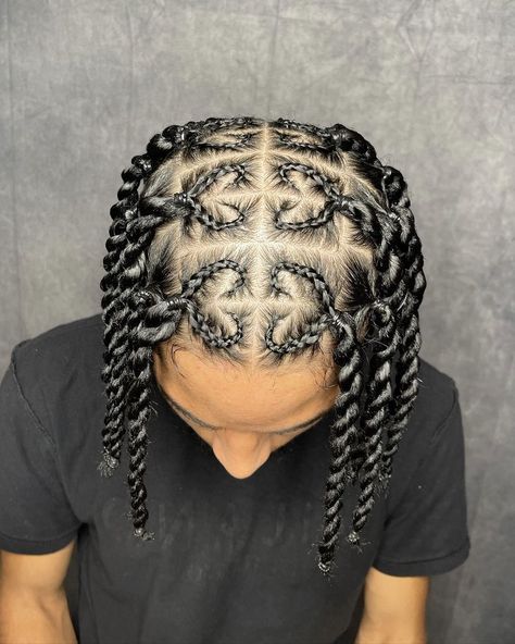 Men Dreads Styles Black Man, Twist Hair Men, Cornrow Braids Men, Mens Twists Hairstyles, Braids With Fade, Braids Natural, Hair Twists Black, Twists Braids, Braid Styles For Men