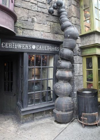 Harry Potter Cauldron, Hogsmeade Village, Harry Potter Theme Birthday, Harry Potter Halloween Party, Harry Potter Dolls, Harry Potter Wiki, Three Broomsticks, Secret Passageways, Snape Harry