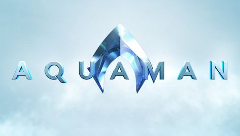 New Aquaman Movie logo! New Aquaman, Aquaman Jason Momoa, Aquaman Logo, Aquaman And The Lost Kingdom, Dc Aquaman, Anime Title, Aquaman Movie, Aquaman 2018, 트위터 헤더