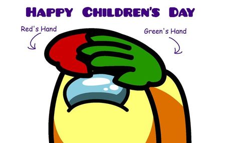 i create this because Yarlowmando has a new parents Red and Green ❤️❤️💛 Happy Children's Day, Red X, Rainbow Friends, The Friday, Children's Day, Child Day, Green And Red, Happy Kids, Us Images