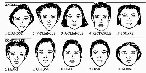 When you take this test, count the parts (bone structure, body type (padding ;-)) and facial features) separate from each other. This is so ... Facial Bones, Glasses For Your Face Shape, Different Face Shapes, Diy Jewelry To Sell, Makeup Tutorial Step By Step, Face Shape Hairstyles, Haircut Types, Diy Jewelry Unique, Face Chart