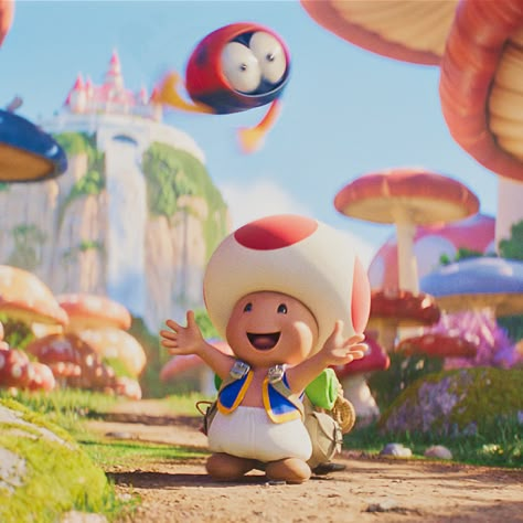 Super Mario Movie Toad, Toad Mario Aesthetic, Toad Mario Movie, Toad Mario Pfp, Toad Pfp, Toad Mario Kart, Keegan Michael Key, Super Mario Bros Toad, Toad Mario Bros