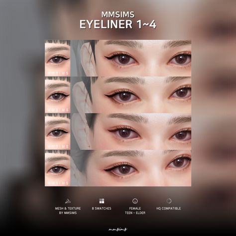 Sims 4 Cc Eyes, The Sims 4 Skin, Makeup Cc, Sims 4 Anime, Pelo Sims, Sims 4 Cc Makeup, Sims 4 Body Mods, Sims 4 Cc Skin, Sims 4 Expansions