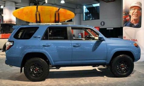 Calvary Blue 4Runner TRD Pro. Blue 4runner, 06 Mustang, Toyota Four Runner, Toyota 4runner Interior, Four Runner, 2005 Toyota 4runner, 4runner Trd Pro, Toyota 4runner Trd, Garage Accessories