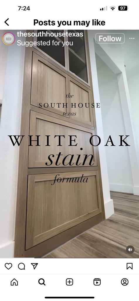 Oak Stains, White Oak Stain, White Wash Wood, White Exterior Paint, Oak Interior Doors, Aspen House, Lake House Interior, Paint Store, Kitchen Layout Plans