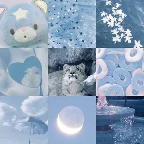 Moodboards For Characters, Mood Board Character, Animal Mood Board, Animal Moodboard Aesthetic, Light Blue Moodboard, Adopt Moodboard, Animal Moodboard, Blue Aesthetic Moodboard, Character Mood Boards