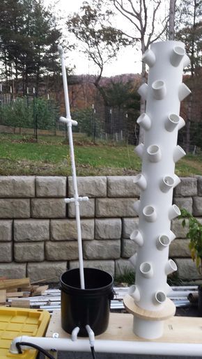 DIY Aeroponic Tree pt4 Agrotonomy Tower Diy, Diy Aeroponics Tower, Aeroponic Tower Garden Diy, Aeroponics Diy, Tower Garden Diy, Aeroponic Gardening, Hydroponic Gardening Diy, Aeroponic System, Vertical Vegetable Gardens