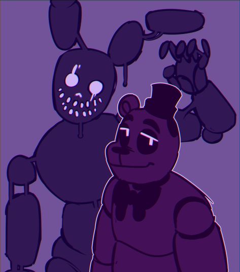 Shadow Freddy And Shadow Bonnie, Shadow Bonnie Fanart, Bonnie Fanart, Bonnie The Bunny, Shadow Freddy, Shadow Bonnie, Fnaf 2, Animatronic Fnaf, Fnaf Comics