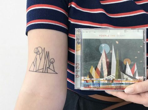 @stopitchristina on twitter #youngthegiant #tattoo Giant Tattoo, Drawing Tiny, Best Tattoo Ever, Tattoo Music, Young The Giant, Skin Drawing, Coffee Tattoos, Tattoo Skin, Drawing Tattoo