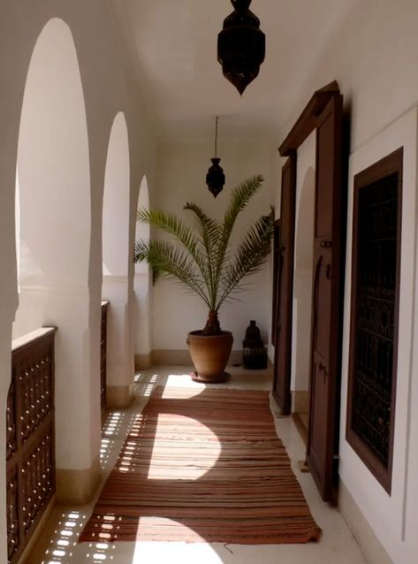 Boho Glam Home, Moroccan Riad, Riad Marrakech, Luxury Door, Wood Gate, Moroccan Homes, Moroccan Interiors, Casas Coloniales, Spanish Style Homes