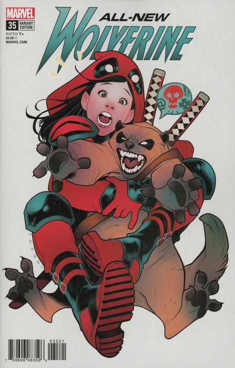 All-New Wolverine #35 - Old Woman Laura Part 3 (Issue) All New Wolverine, Dead Pool, Wolverine Marvel, Honey Badger, Uncanny X-men, Comic Book Covers, Comic Book Characters, Marvel Dc Comics, Comic Covers