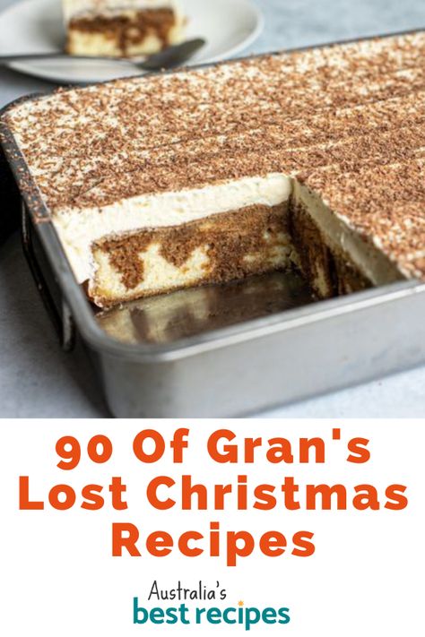 Christmas Recipes Uk, Gingerbread Tiramisu, Christmas Tiramisu, Australian Recipes, Xmas Treats, Christmas Recipes Appetizers, Australian Christmas, Bake Cake, Christmas Foods