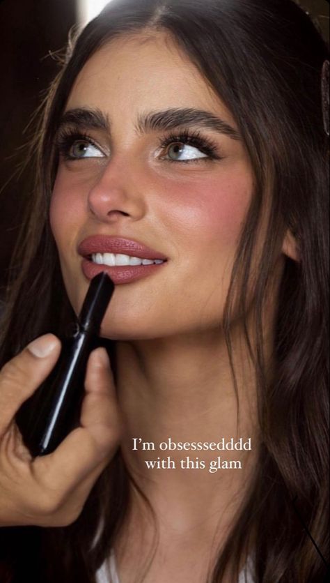 Taylor Hill Wedding, Natural Glam Bridal Makeup, Wedding Day Aesthetic, Natural Makeup Look, Day Aesthetic, Hill Wedding, Natural Glam, Taylor Hill, Makeup Hair