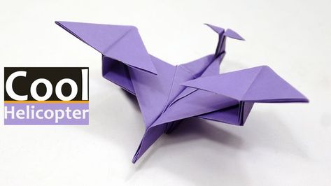 Learn how to make a cool paper helicopter. Origami future helicopter tutorial for beginners who love to make paper crafts. This airplane can be made with A4 size paper. I hope this video tutorial will help to make a paper helicopter with easy steps. Origami Helicopter, Future Helicopter, Paper Helicopter, Paper Craft Easy, A4 Size Paper, Craft Easy, Make Paper, How To Make Paper, A4 Size