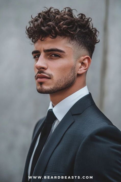 Curly Hair Cuts Men Medium Short, Wavy Curly Hair Men, Curly Hair Men Styles, Men’s Long Curly Hair Styles, French Braid On Yourself, Curly Haircuts Men, Short Curly Hairstyles Men, Hairstyles For Man, Hairstyles For A Wedding