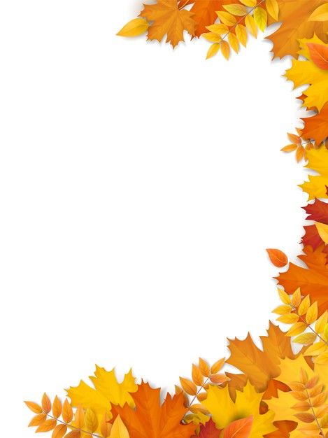 Sewing Vector, Autumn Leaves Background, Leaves Frame, Printable Frames, Thanksgiving Background, Flamingo Painting, Fall Banner, Background Drawing, Fallen Leaves