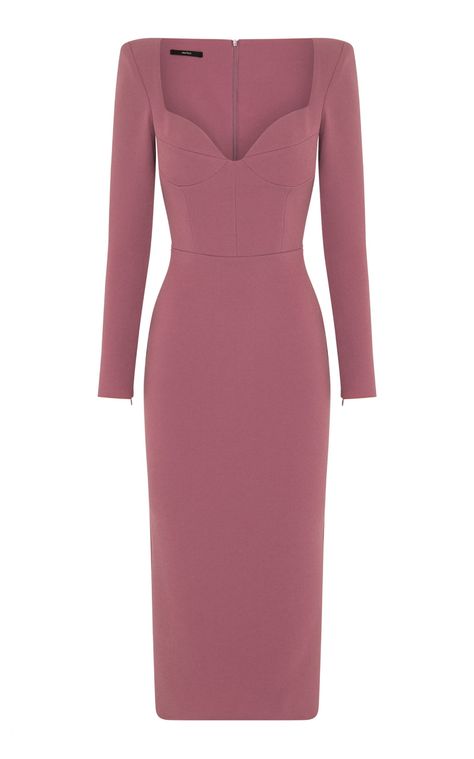 Moda Operandi Dress, Alex Perry Dress, Structured Shoulder, Crepe Midi Dress, Shoulder Stretch, Alex Perry, Stretch Crepe, Moda Operandi, Skirt Length