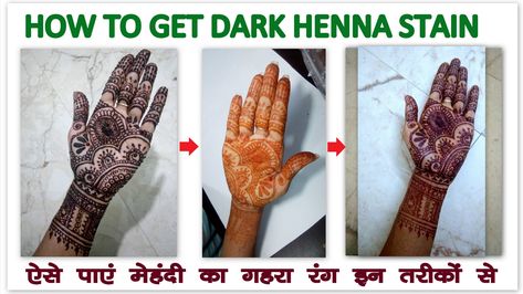 7 Ways to Get Dark Henna Stain, 100% Effective Henna Stain, Stain Colors, Arm Warmers, Tips And Tricks, Super Easy, Henna, Stain, Color