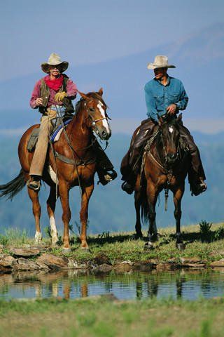 ` Real Cowboys, Wilde Westen, Into The West, Cowgirl And Horse, Cowboy Horse, Western Life, Cowboys And Indians, Cowboy Art, Horse Photos