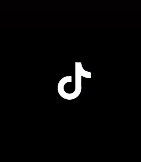 Tik Tok Black, App Icon, Tik Tok, Black And White, ? Logo, White, Black