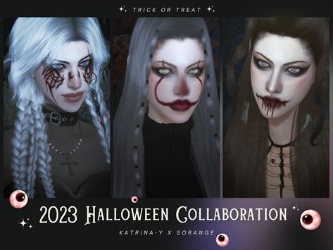 Sims 4 2023, Sims 4 Halloween, Makeup Cc, Sims 4 Download, 2023 Halloween, The Sims 4 Download, Hair Clothes, Ts4 Cc, Cc Finds