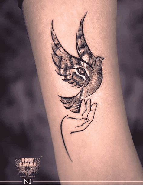 Dove Tattoo Design Images (Dove Ink Design Ideas) Dove Tattoos For Women Flying Birds, Dove Drawing Tattoo, Realistic Dove Tattoo, Flying Dove Tattoo, Dove Tattoo Ideas, Ns Tattoo, Peace Dove Tattoos, Doves Tattoo, Danny Tattoo