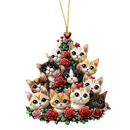 Christmas decorations,holiday decor,winter wonderland,festive lights,christmas tableware,christmas tree ornaments,holiday wreaths,christmas lights,advent calendar,holiday centerpieces,christmas wall decor,christmas mantel decorations,christmas stockingsSweet Cat & Dog Family Acrylic Car Rearview /Backpack Charms Features: Adorable Pet Family DesignDesigned with sweet cat and dog family , each charm is filled with warmth and love, adding a of coziness and fun to your car rearview or backpack. Hig