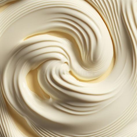 Mayonnaise sauce texture. AI render stock images Mayonnaise Sauce, Food Art Photography, Aesthetic Clean, Cream Wallpaper, Vector Silhouette, Letterhead, Branding Inspiration, Mayonnaise, Food Art