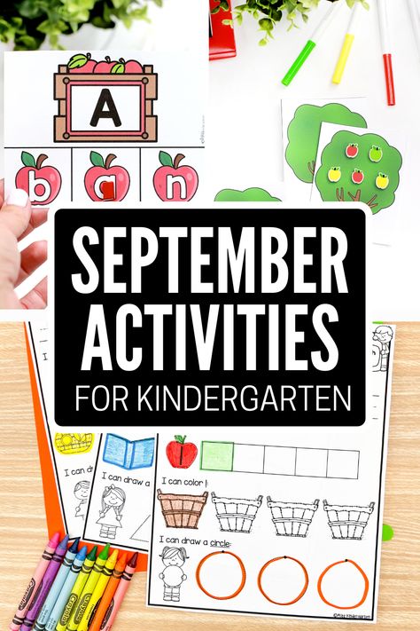 Two apple theme activities Activities For September, Activity For Kindergarten, September Activities, Miss Kindergarten, Become More Confident, Activities For Kindergarten, Kindergarten Lesson Plans, Daily Activity, Kindergarten Ideas