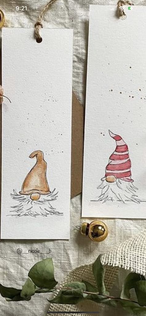 Best Acrylic Paint, Store Drawing, Holiday Family Gifts, Christmas Bookmarks, Snow Holiday, Christmas Card Art, Watercolor Card, Watercolor Bookmarks, Watercolor Christmas Cards