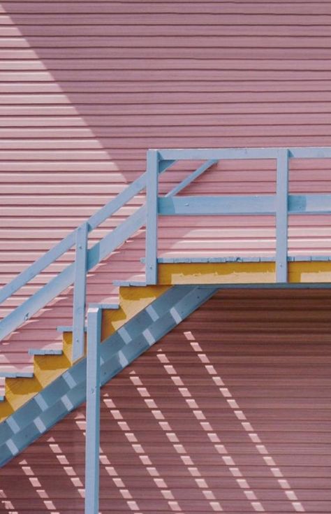 Ruangan Studio, Pink Building, Pastel Photography, Pantone 2016, Minimal Photography, Photography Jobs, Stair Case, Travel Wallpaper, Minimalist Photography