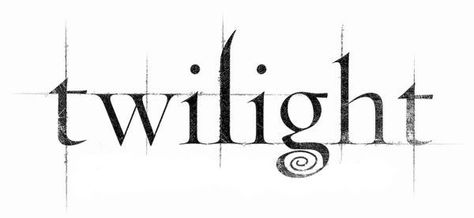 Twilight Tattoo Ideas Quotes, Twilight Svg Free, Twilight Doodles, Twilight Title, Twilight Inspired Tattoos, Twilight Font, Twilight Logo, Twilight Drawing, Twilight Design