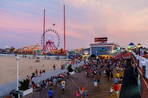 How to Throw a Beachy Bachelorette Party Weekend in Ocean City, Maryland | Brides Ocean City Maryland, Ocean City, Maryland, Carnival