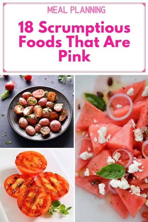 Pink foods. 18 Pink Foods to Serve at a Party So, letâs take a look at some of the most scrumptious foods that you can serve at a pink color-themed party: Pink Finger Food Ideas, Colour Board Party Food, Pink Food Party Ideas, Pink Flamingo Party Food, Pink Hors D’oeuvres, Pink Colored Appetizers, Pink Color Food Ideas, Barbie Inspired Appetizers, Pink Food Ideas Appetizers