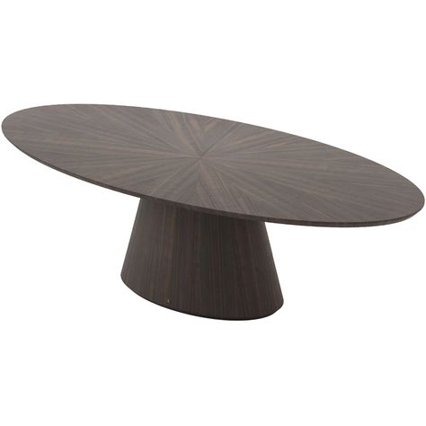 Kelly Dining Table | Laskasas | LuxDeco.com Contemporary Oval Dining Table, Contemporary Round Dining Table, Dinning Table Set, Modern Farmhouse Dining Room, Living Room Dining Room Combo, Modern Farmhouse Dining, Oval Dining Table, Modern Dining Room Tables, Rooms Ideas