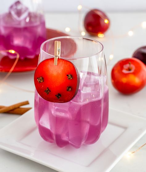 Plum Gin Cocktail, Plum Wine Cocktail, Sour Plum Recipes, Sugar Plum Fairy Cocktail, Sugar Plum Cocktail, Plum Cocktails, Plum Desserts, Cocktails For Christmas, Plum Gin