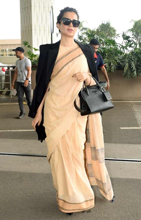 Ias Interview Saree Look, Ias Saree Look, Corporate Saree Look, Upsc Interview Saree, Saree With Blazer Formal, Saree For Office Wear, Professional Saree Look, Office Saree Look, Corporate Saree