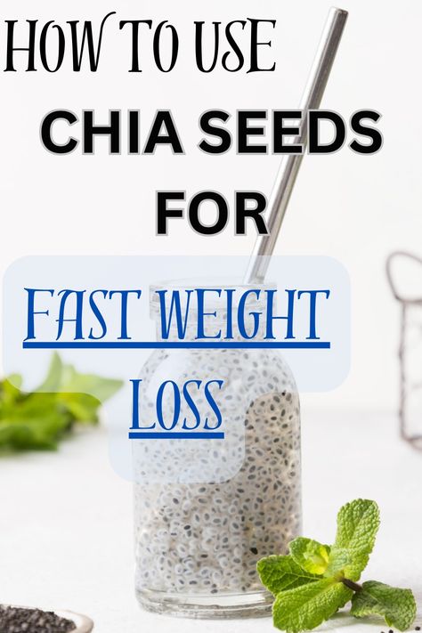 Benefits of Chia seeds for weight loss #weightlosschallange #fatlossathome #lossweightquickly #weightlossrecipes #healthymealplan What To Put Chia Seeds In, Chia Seed Recipes For Flat Stomach, How To Consume Chia Seeds, Chi Seeds Benefits, Chia Seeds In Water, Chia Seed Benefits, Chia Seed Water Benefits, Growing Chia Seeds, Chia Seed Nutrition