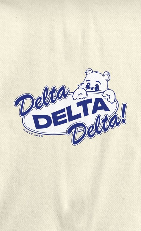 Tri Delta Apparel, Aoii Shirts, Sorority Tshirt Designs, Unique Merch, Delta Design, Tri Delt, Delta Delta Delta, Sorority Pr, Sorority Shirt Designs