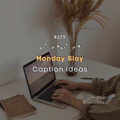 SET 279: Monday Slay caption ideas >>> swipe #igcaptions #igcarousel #instagramcaptions #mondayslay #captionideas #instagramtips #igtips #moodotelle Slay Captions, Caption Ideas, Ig Captions, Instagram Tips, Instagram Captions