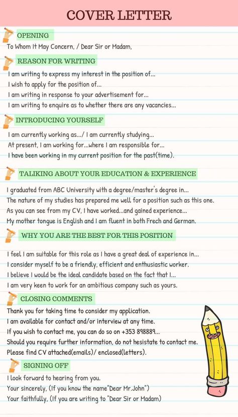 Cover letter Job Interview Advice, Job Cover Letter, Interview Advice, Writing A Cover Letter, Resume Writing Tips, Essay Writing Skills, Job Interview Questions, Job Interview Tips, Business Writing