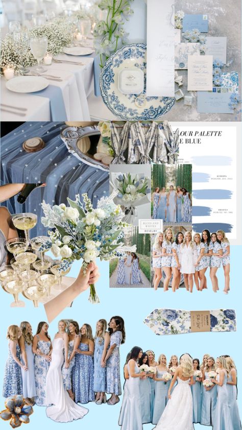 Periwinkle Wedding, Dream Beach Wedding, Wedding Options, Blue Themed Wedding, June Wedding, Tea Party Garden, Future Wedding Plans, Wedding Show, Backyard Wedding