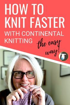 Continental Knitting, Knitting Help, Knitting Basics, Knitting Blogs, The Continental, Knitting Instructions, Learn How To Knit, Knitted Wit, How To Knit