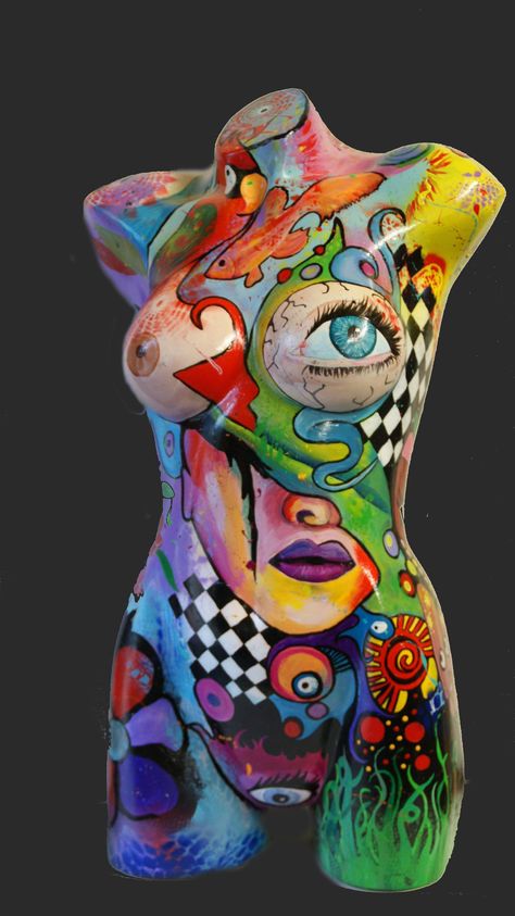 Painted Mannequin, Art Mannequin, Mannequin Torso, Mannequin Art, Art Google, Body Painting, Altered Art, Interesting Art, Art Dolls