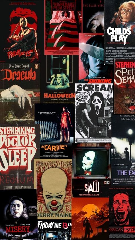 Old Horror Movie Aesthetic, Horror Movies Aesthetic, Horror Movie Collage, Horror Movie Wallpaper, Horror Collage, Old Horror Movies, Wallpaper Film, Terror Movies, Movie Collage