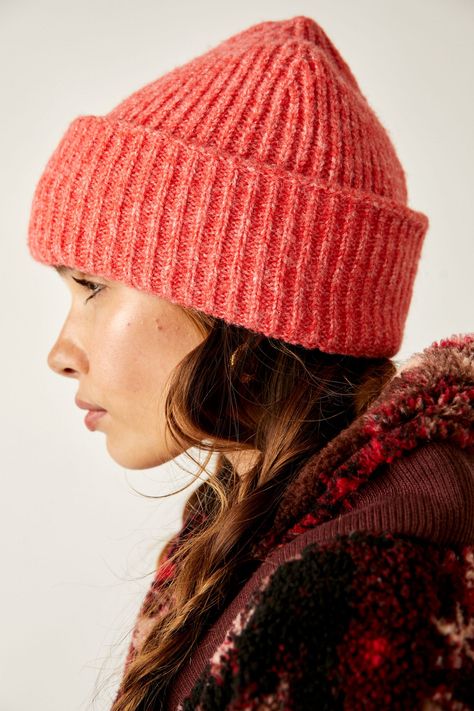 FREE PEOPLE BEANIE Details: Soft knit Stretchy fabrication Ribbed pattern Upturned brim 58% Polyester 34% Acrylic 6% Nylon 2% Spandex Make any outfit instantly cooler with this Free people beanie while keeping you warm. The perfect cool weather accessory, this beanie features mixed patterns and a super soft fabrication. Red Beanie Outfit, Beanie Outfit, Mixed Patterns, Red Beanie, Cool Weather, Cherry Tomato, You're My Favorite, Women's Beanie, Knit Pattern